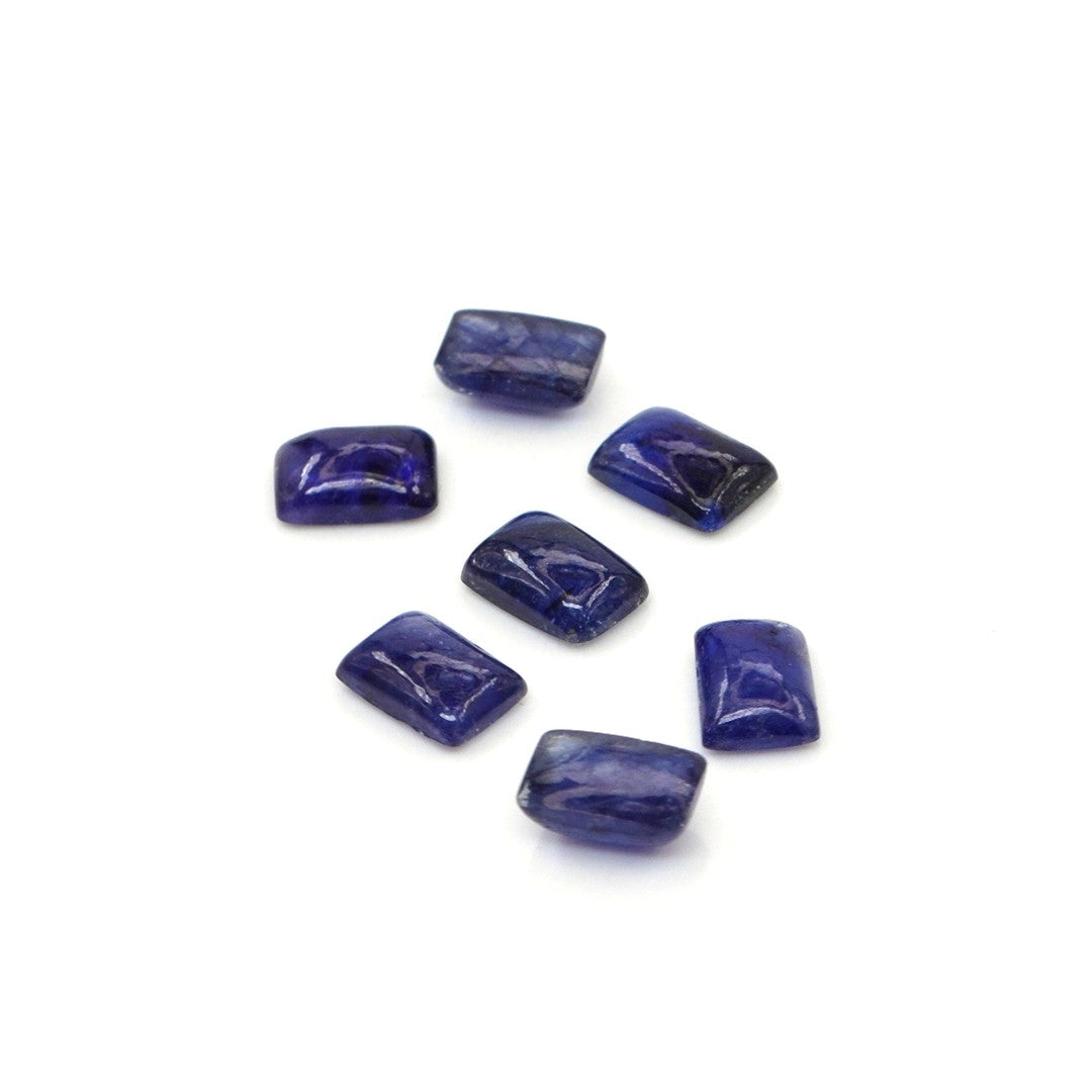 Natural Bangkok Blue Sapphire Calibrated Cabochon Octagons | 5x7mm & 6x8mm