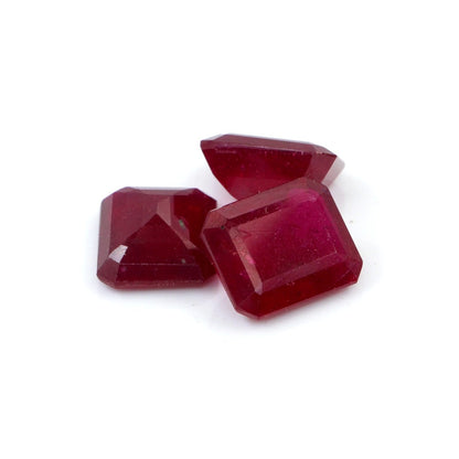 Natural Bangkok Ruby Calibrated Octagons | 10x12mm & 11x14mm
