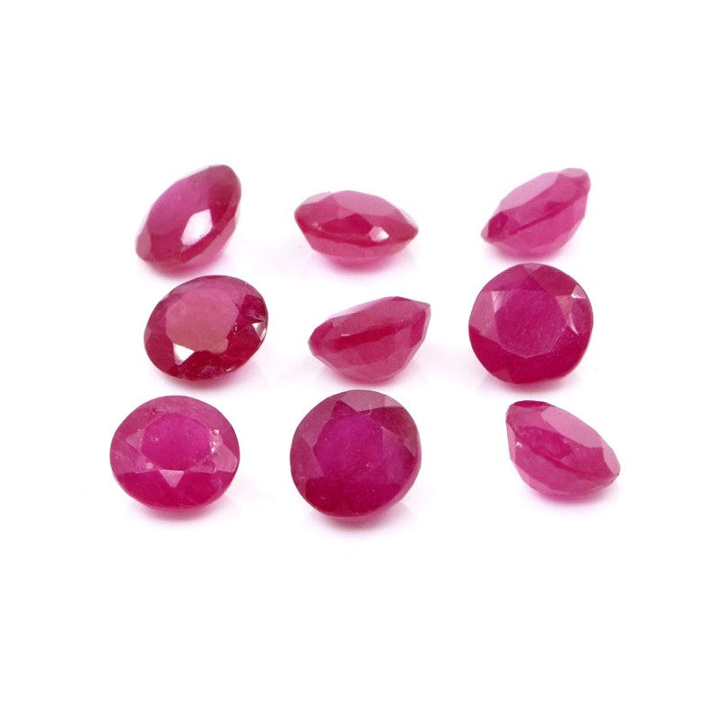 Natural Bangkok Ruby Calibrated Rounds | 6mm