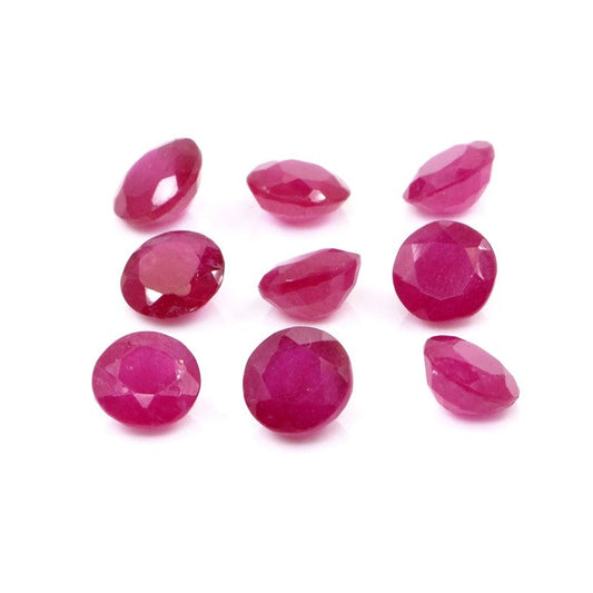 Natural Bangkok Ruby Calibrated Rounds | 6mm