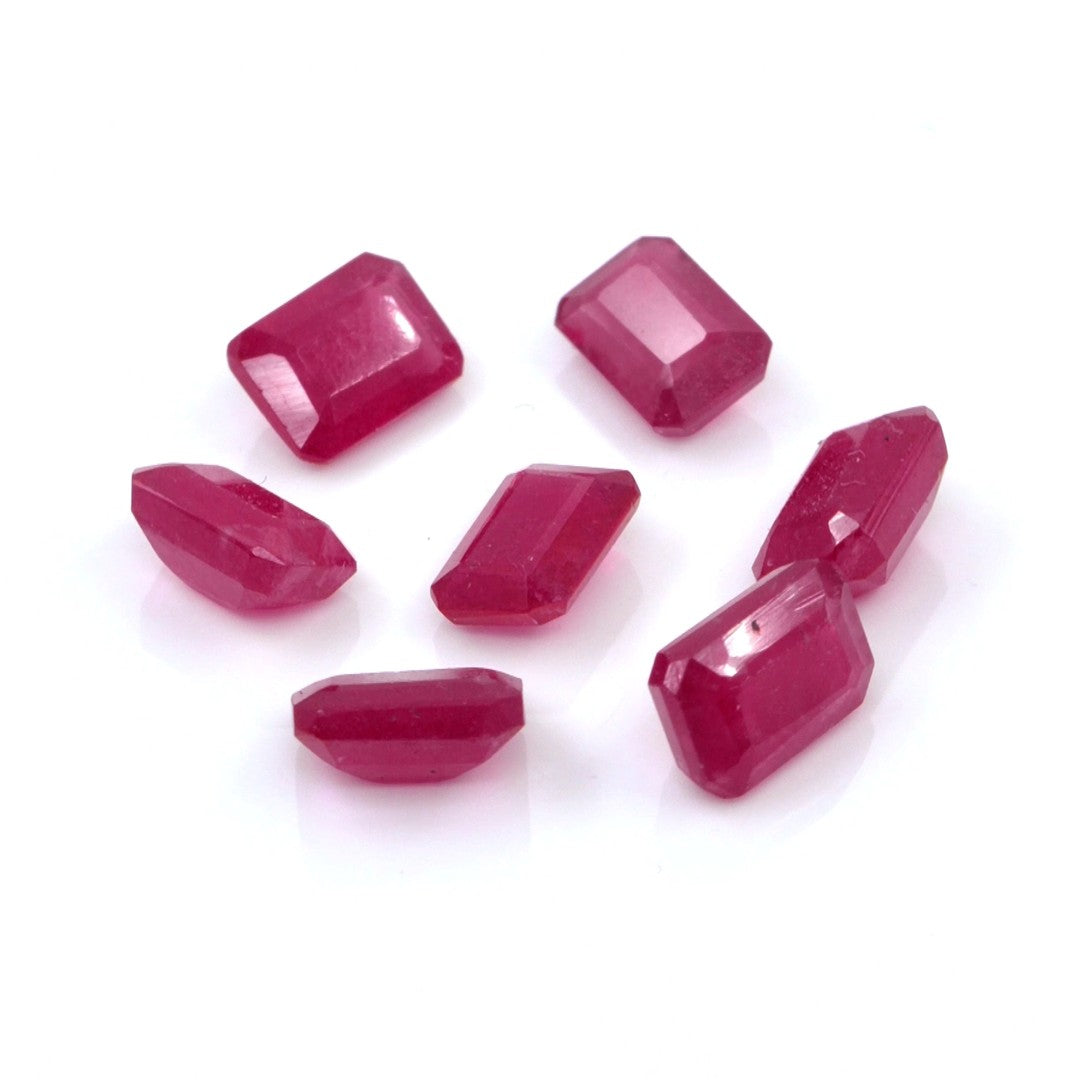 Natural Bangkok Ruby Calibrated Octagons | 3x5mm & 4x6mm