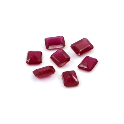 Natural Bangkok Ruby Calibrated Octagons | 6x8mm & 7x9mm