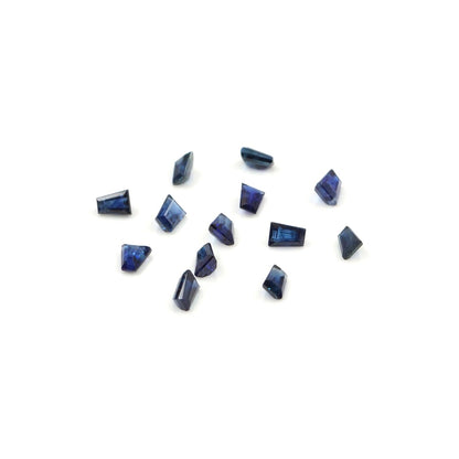 Natural Untreated Blue Sapphire Calibrated Tapper Baguettes | 1.5x2x4mm & 2x3x4mm