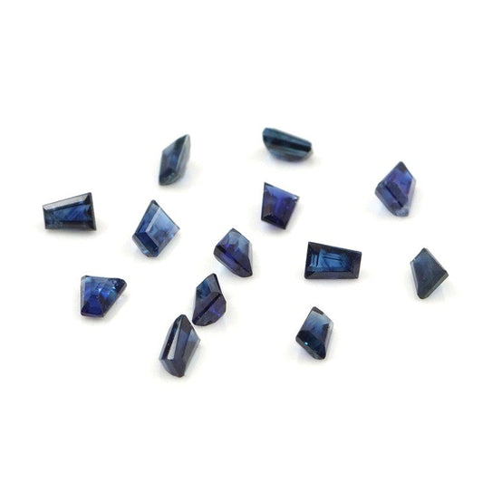 Natural Untreated Blue Sapphire Calibrated Tapper Baguettes | 1.5x2x4mm & 2x3x4mm