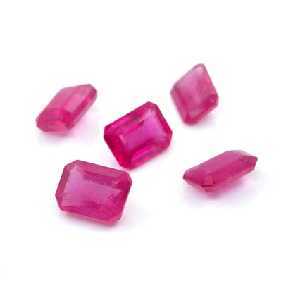 Natural Bangkok Ruby Calibrated Octagons | 5x7mm & 6x8mm