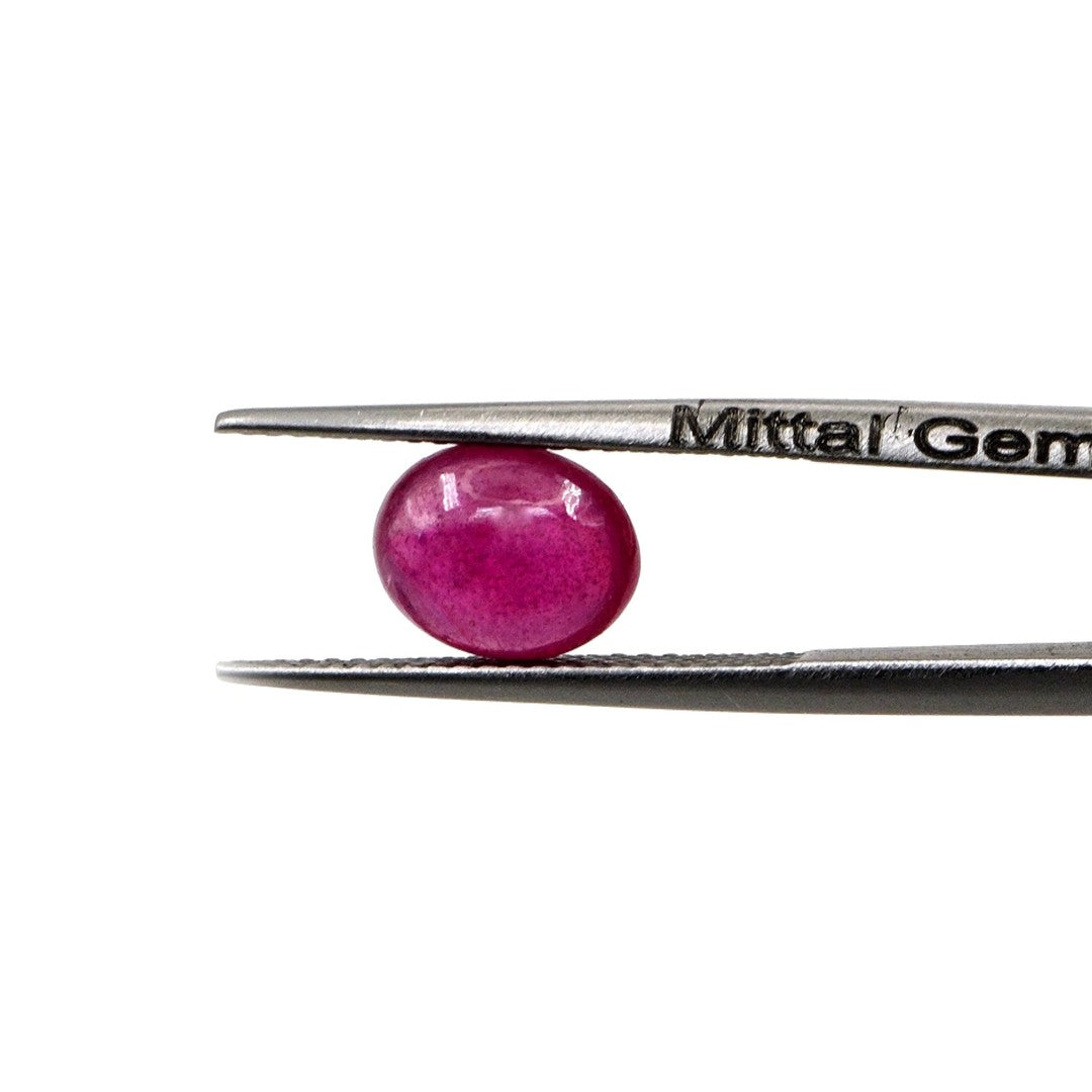 Natural Bangkok Ruby Calibrated Cabochon Ovals | 7x9mm & 8x10mm