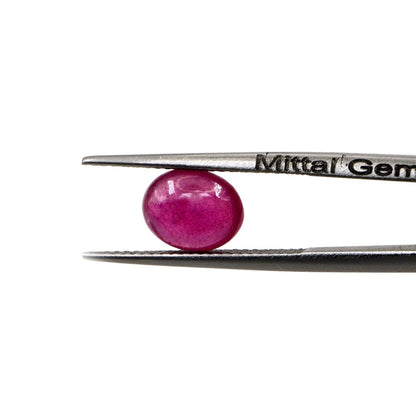 Natural Bangkok Ruby Calibrated Cabochon Ovals | 7x9mm & 8x10mm