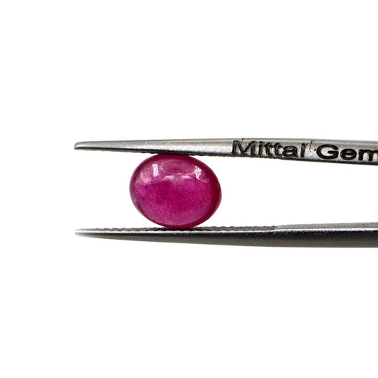 Natural Bangkok Ruby Calibrated Cabochon Ovals | 7x9mm & 8x10mm