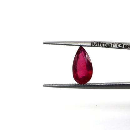 Natural Bangkok Ruby Calibrated Pears | 9x13mm & 10x15mm