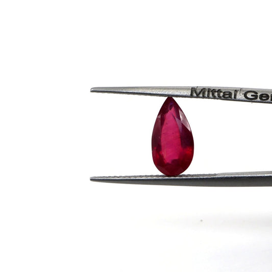 Natural Bangkok Ruby Calibrated Pears | 9x13mm & 10x15mm