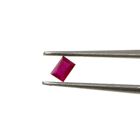 Natural Untreated Mozambique Ruby Calibrated Baguettes | 2x3mm & 3x4mm