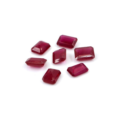 Natural Bangkok Ruby Calibrated Octagons | 6x8mm & 7x9mm