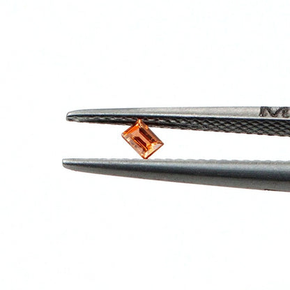 Natural Untreated Orange Sapphire Calibrated Baguettes | 3x4mm & 4x5mm