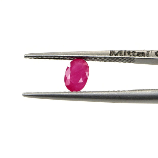 Natural Untreated Mozambique Ruby Calibrated Ovals | 3x5mm & 4x6mm