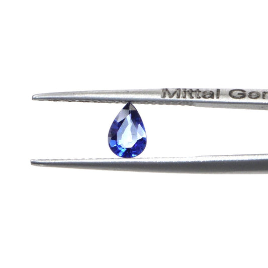 Natural Untreated Blue Sapphire Calibrated Pears | 5x7mm & 6x8mm