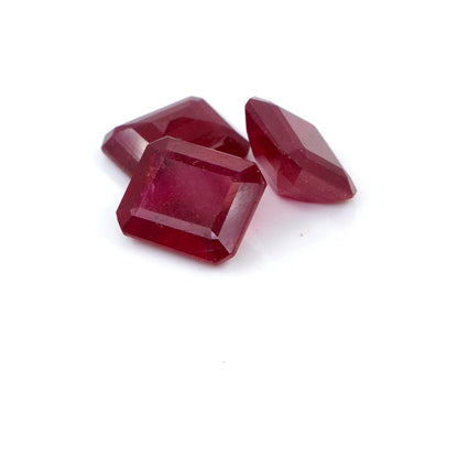 Natural Bangkok Ruby Calibrated Octagons | 10x12mm & 11x14mm