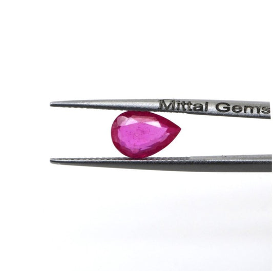 Natural Bangkok Ruby Calibrated Pears | 8x11mm & 9x12mm