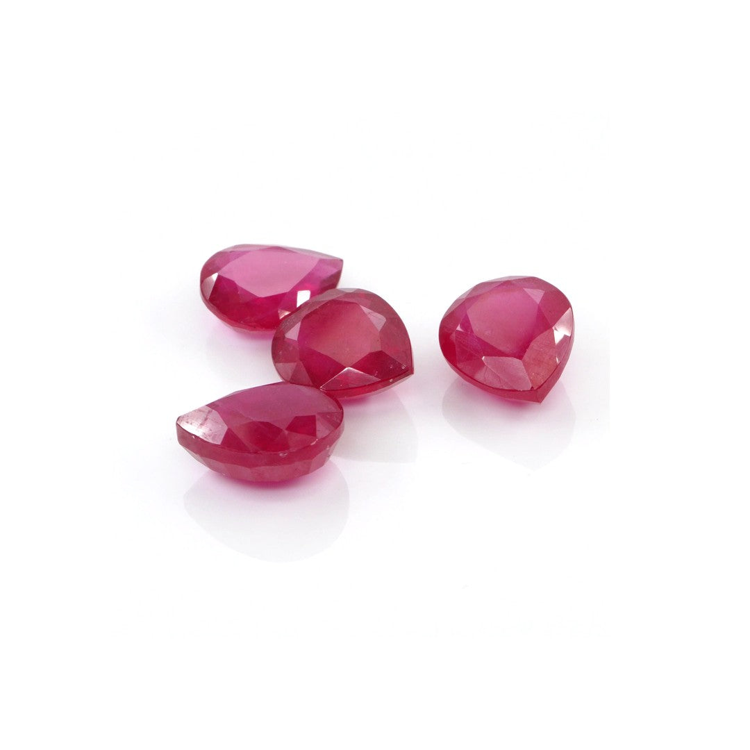 Natural Bangkok Ruby Calibrated Pears | 12x15mm & 13x15mm