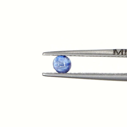 Natural Bangkok Blue Sapphire Calibrated Cabochon Rounds | 4mm & 5mm