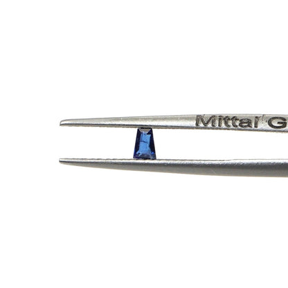 Natural Untreated Blue Sapphire Calibrated Tapper Baguettes | 1.5x2x4mm & 2x3x4mm