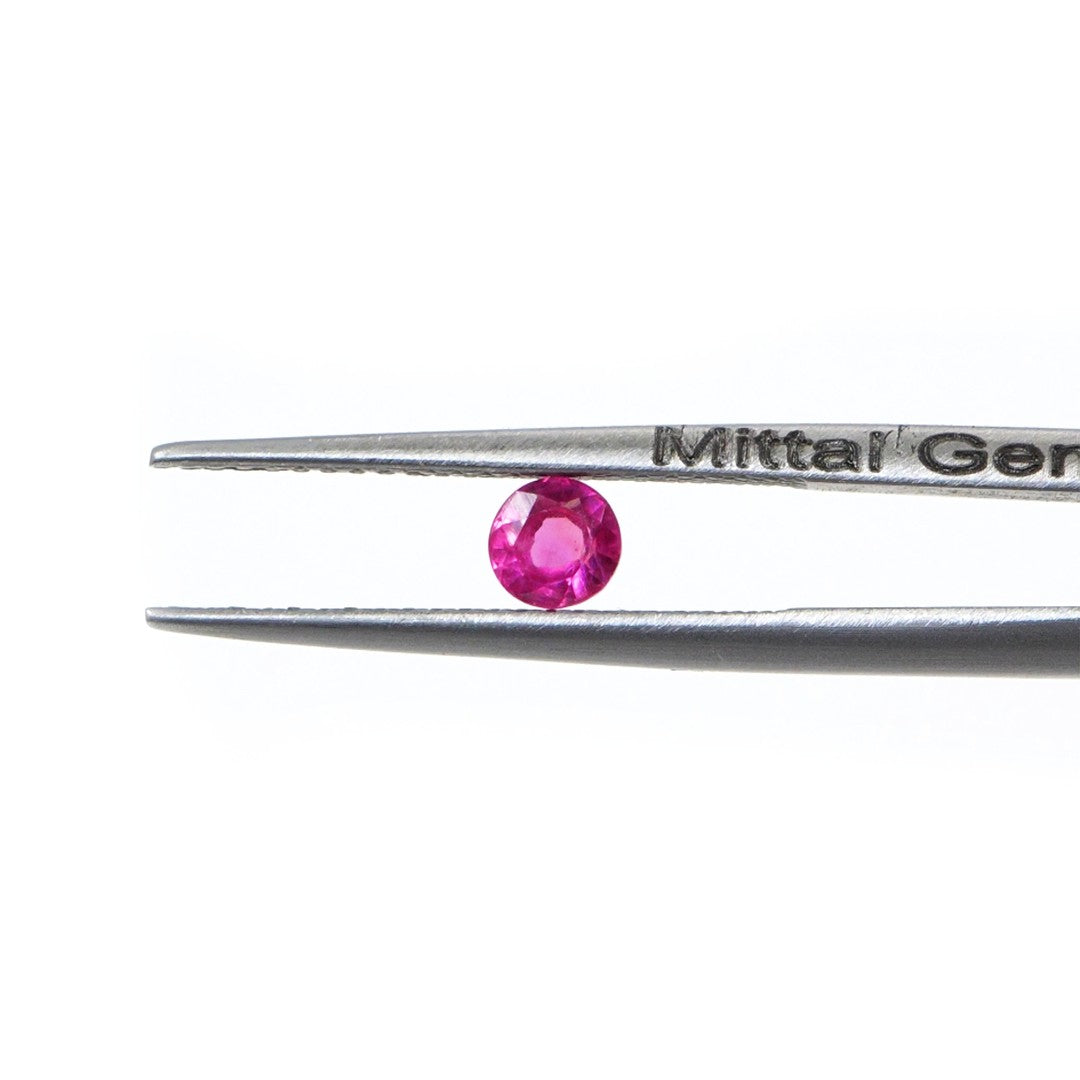 Natural Bangkok Ruby Calibrated Rounds | 3mm & 4mm
