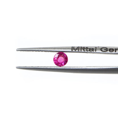 Natural Bangkok Ruby Calibrated Rounds | 3mm & 4mm