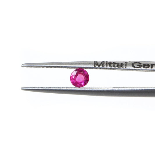 Natural Bangkok Ruby Calibrated Rounds | 3mm & 4mm