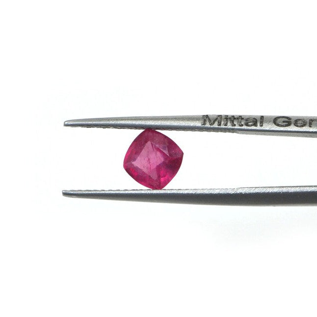Natural Bangkok Ruby Calibrated Cushions | 6mm & 7mm
