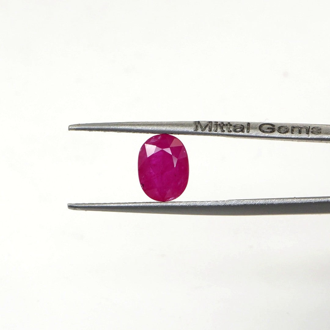 Natural Untreated Mozambique Ruby Calibrated Ovals | 5x8mm & 6x9mm