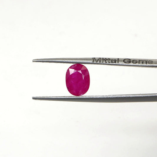 Natural Untreated Mozambique Ruby Calibrated Ovals | 5x8mm & 6x9mm