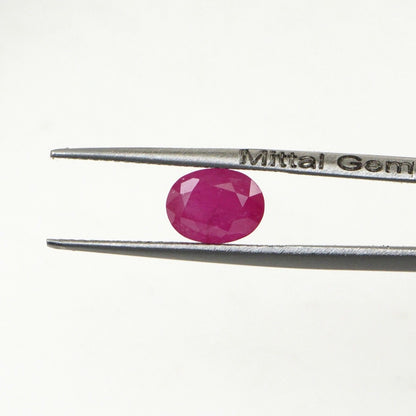 Natural Untreated Mozambique Ruby Calibrated Ovals | 5x9mm & 6x10mm