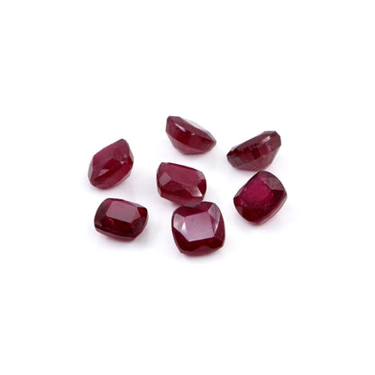 Natural Bangkok Ruby Calibrated Cushions | 4mm & 5mm
