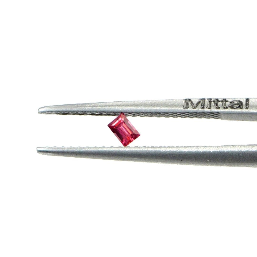 Natural Untreated Padparadascha Sapphire Calibrated Baguettes | 3x4mm & 4x5mm