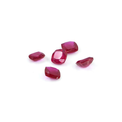 Natural Bangkok Ruby Calibrated Cushions | 3mm & 3.5mm