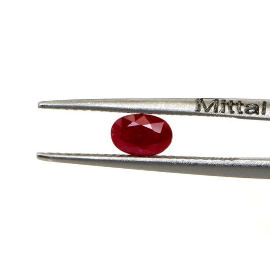 Natural Untreated Mozambique Ruby Calibrated Ovals | 3x5mm & 4x6mm