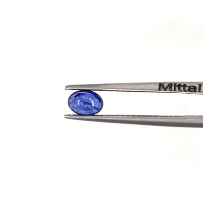 Natural Bangkok Blue Sapphire Calibrated Cabochon Ovals | 3x5mm & 4x6mm