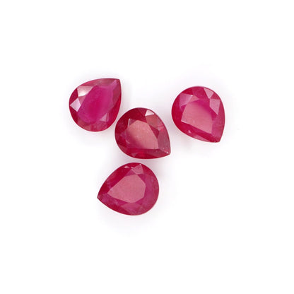 Natural Bangkok Ruby Calibrated Pears | 12x15mm & 13x15mm