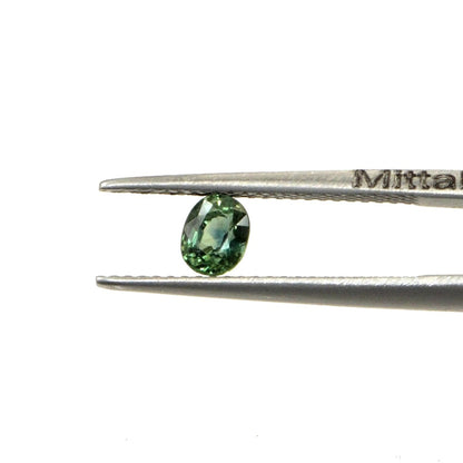 Natural Natural Untreated Teal Sapphire Calibrated Ovals | 3x4mm & 4x5mm