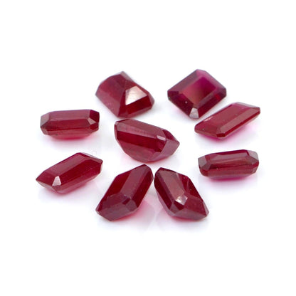 Natural Bangkok Ruby Calibrated Octagons | 6x8mm & 7x9mm
