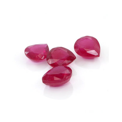 Natural Bangkok Ruby Calibrated Pears | 12x15mm & 13x15mm