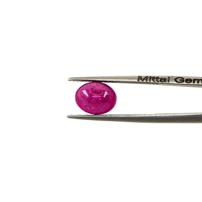 Natural Bangkok Ruby Calibrated Cabochon Ovals | 5x7mm & 6x8mm
