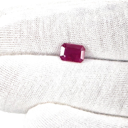 Natural Untreated Mozambique Ruby Octagon | 1.81cts