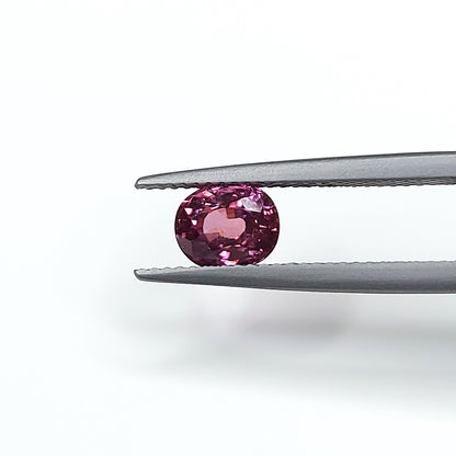 Natural Unheated 1.60cts Pink Sapphire Oval Gemstone Loupe Clean in precise hand cutting and polish best use for rings & jewelry