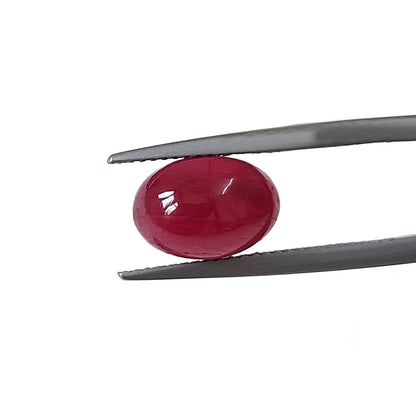 Natural Unheated Pigeon Blood Red Ruby Cabochon 6.38cts