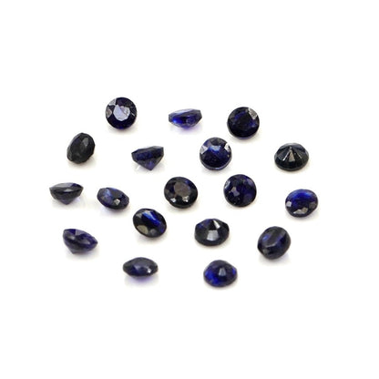 Natural Bangkok Blue Sapphire Calibrated Rounds | 2.5mm & 3mm