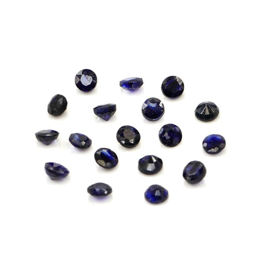 Natural Bangkok Blue Sapphire Calibrated Rounds | 2.5mm & 3mm