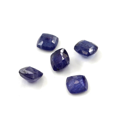 Natural Bangkok Blue Sapphire Calibrated Cushions | 8mm & 8.5mm