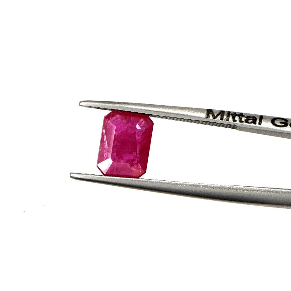 Natural Untreated Mozambique Ruby Calibrated Octagons | 5x7mm & 6x8mm