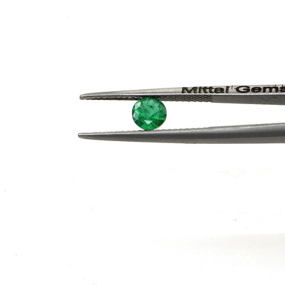 Natural Zambian Emerald Calibrated Rounds | 5mm & 6mm