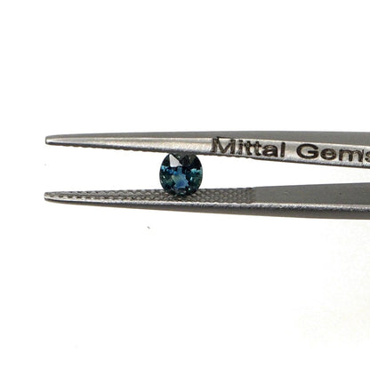 Natural Untreated Australian Teal Sapphire Calibrated Ovals | 3x4mm & 4x5mm
